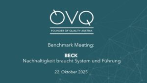 Titel Benchmark Meeting bei Beck