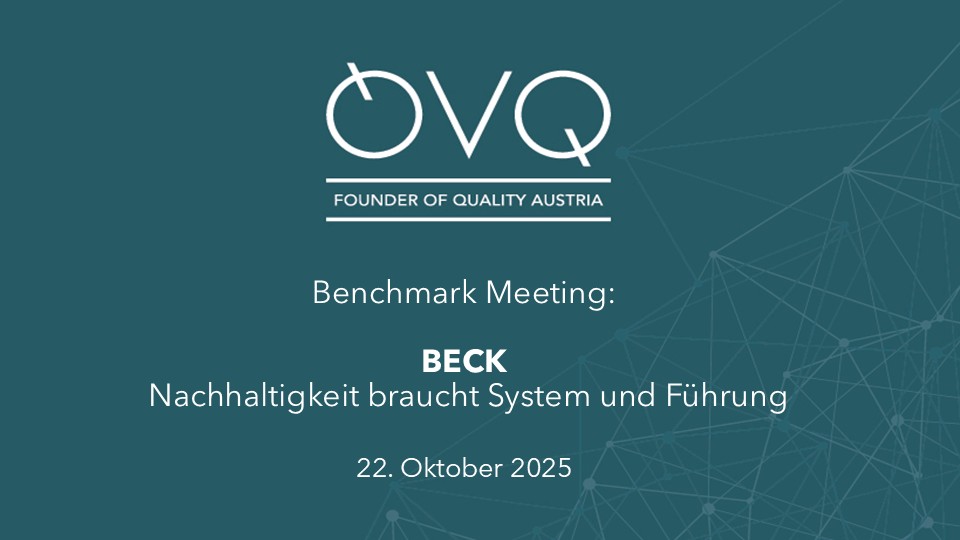 Titel Benchmark Meeting bei Beck